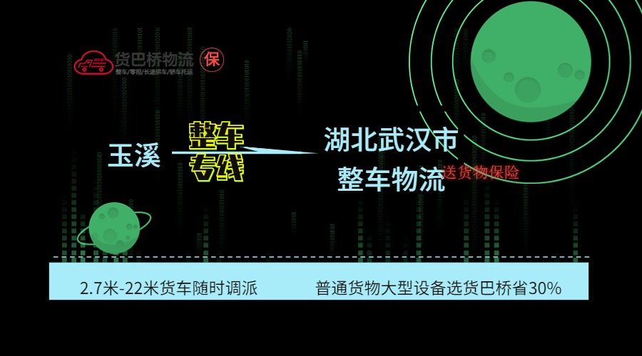玉溪到武漢整車專線