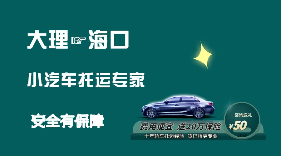 大理到海口轎車托運(yùn)